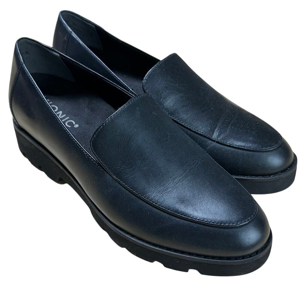 Vionic Kensley Women's Slip On Loafer Black Size 7 New Without Box Condition
